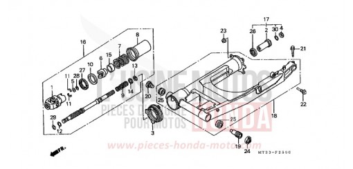 BRAS OSCILLANT ST1100N de 1992